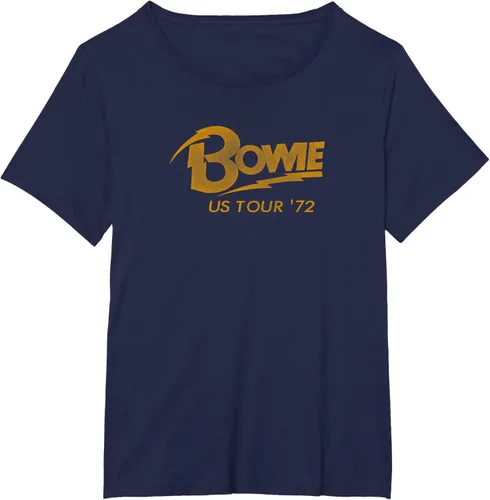 Vista 17 de David Bowie - Camiseta US Tour '72, Negro