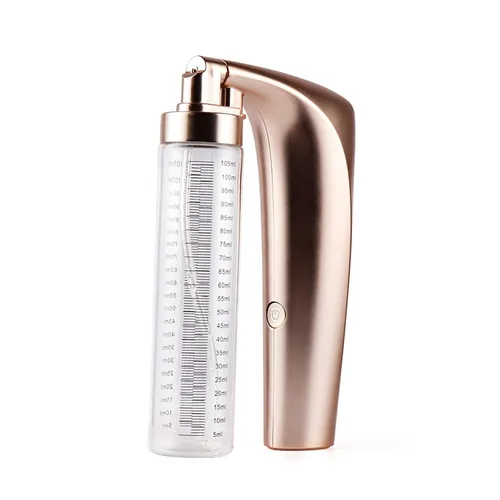 Vista 10 de Elitzia Rociador facial hidráulico portátil vaporizador facial Cool Facial Mister Face Spray hidratante e hidratante humidificador máquina de Azul