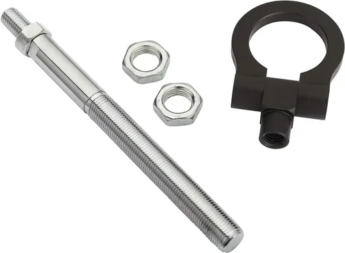 Vista 5 de Kit de gancho de remolque para parachoques delantero y trasero negro resistente para Subaru WRX y STI, Impreza, Scion FR-S
