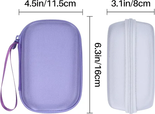 Vista 8 de Funda rígida compatible con altavoz portátil JBL Clip 5 Clip 4 (funda negra)
