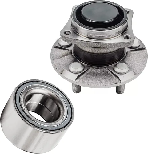 Vista 17 de Detroit Axle - Kit de 2 cubos de rodamiento de rueda delantera para Corolla 2003-2019, Matrix 2003-2013, Celica 2000-2005, Vibe 2003-2008, 1