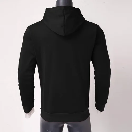 Vista 3 de Sudaderas con capucha para hombre, ajuste delgado, casual, ligera, para gimnasio, atlética, moderna, con bolsillo