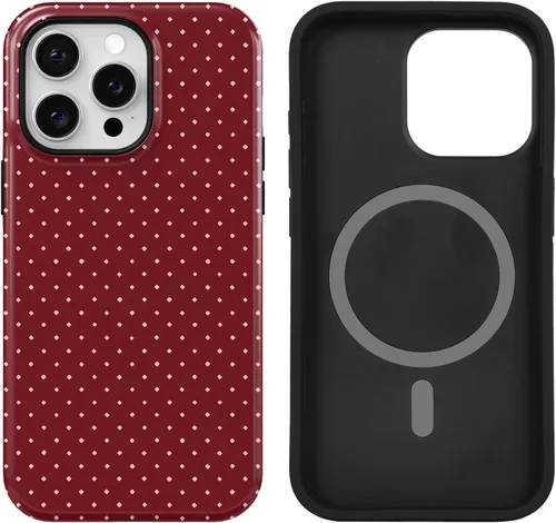 Vista 9 de uCOLOR Funda compatible con iPhone 15, 14 y 13 [probada en caídas de 8 pies] compatible con MagSafe – Fundas protectoras de lujo de la serie Mag