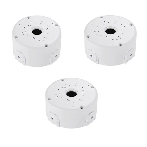 Vista 8 de Soporte de montaje con bracket para caja de conexiones universal de cámara de seguridad tipo bala, bracket de montaje de caja de conexiones