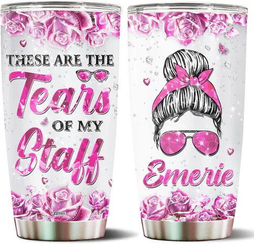 Vista 15 de Regalos de artista para hombres, vasos personalizados de acero inoxidable de 20 onzas, 30 onzas, taza de viaje para café, taza de viaje, regalo