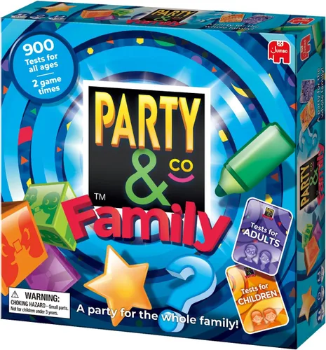 Vista 6 de Jumbo Party & Co. Juego de mesa familiar - Divertido juego multidesafío para más de 8 años, entretenimiento familiar multijugador.