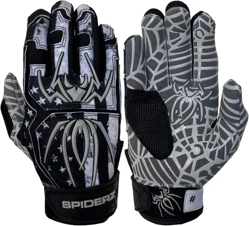 Vista 23 de Guantes de bateo híbridos de Spiderz