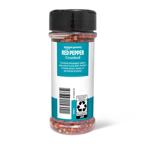 Vista 3 de Amazon Grocery, pimiento rojo triturado, 2 onzas (anteriormente Happy Belly, el embalaje puede variar)