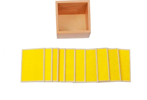 Vista 3 de Adena Montessori Tabletas táctiles: inspira educación sensorial y reconocimiento de textura, aprendizaje sensorial y habilidades motoras finas