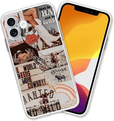 Vista 25 de Diseño para iPhone 14 Pro Max, diseño de acuarela de perros, collage de Pug para iPhone, protección a prueba de golpes, funda transparente de TPU