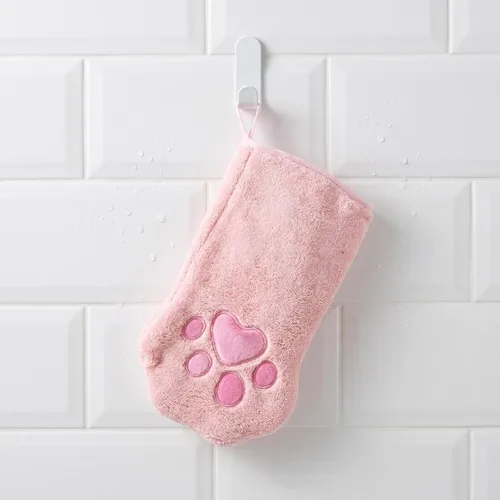 Vista 6 de Beaupretty PET Towel Mitts for Dogs and Cats Quick Absorbent Coral Fleece
