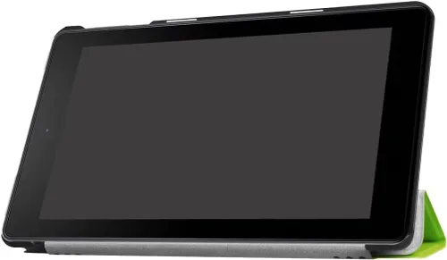 Vista 7 de Funda para tablet Amazon Kindle Fire HD8 6ª 7ª 8ª generación (versión 2016/2017/2018), funda de piel ligera con soporte folio ultradelgado