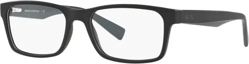 Vista 2 de AX ARMANI EXCHANGE Ax3038f Low Bridge Fit - Marco rectangular para gafas graduadas para hombre