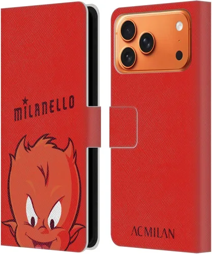 Vista 124 de Head Case Designs Officially Licensed AC Milan Dream Big Children Leather Wallet Case Compatible with Apple iPhone 11