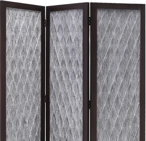 Vista 6 de Screen Gems Divisor de habitación, 70 x 63, marrón