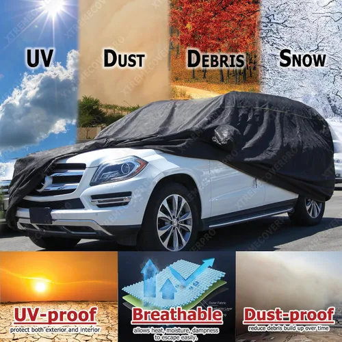 Vista 5 de Funda de coche para Cadillac Escalade ESV XTREMECOVERPRO PRO Series 2002, 2003, 2004, 2005, 2006, 2007, 2008, 2009, 2010, color negro