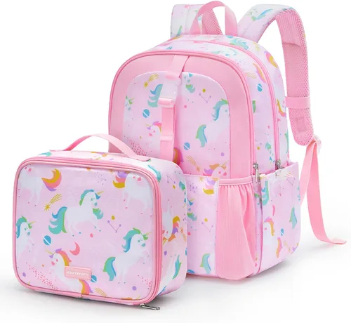 Vista 10 de mommore Juego de mochila para niños y niñas de 4 a 8 años A-dinosaurio