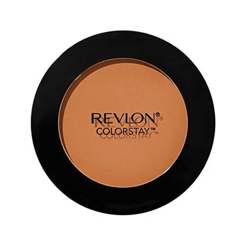 Vista 15 de Revlon ColorStay - Maquillaje facial en polvo prensado, duradero, sin fragancia, no comedogénico, 375 caramelo, 0.3 onzas 375 Toffee