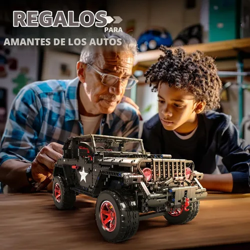 Vista 4 de RC Off-Road SUV Wrangler Black Warrior Building Kits, 1/8 Scale Truck Car