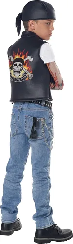 Vista 3 de California Costumes Cool Kid Biker Vest Child Costume