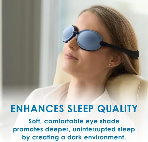 Vista 2 de Tranquileyes Mini gafas estilo antifaz para dormir, Azul
