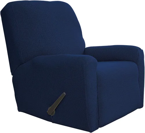 Vista 71 de Easy-Going Funda Elástica para Sofá Reclinable Cobertor de Sofá 4 Piezas Protector de Muebles Sofá Suave con Fondo Elástico Poliéster Spandex Tela