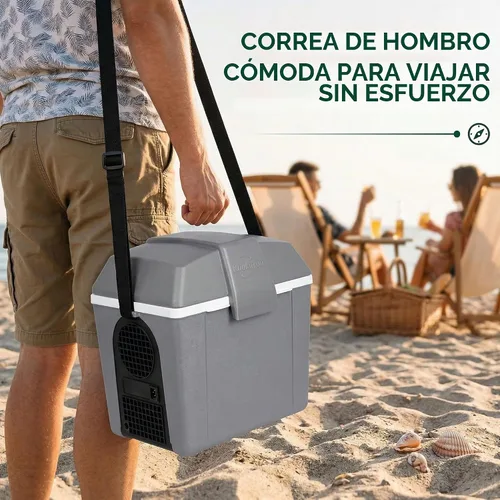 Vista 10 de Koolatron Traveller lll Refrigerador termoeléctrico, gris