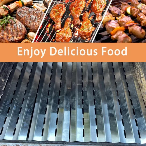 Vista 7 de Placa de calor de repuesto para carpa Huntington, Broil-Mate, Sterling, Master Forge, Perfect Flame, GrillPro, modelos de parrilla de gas Lowes