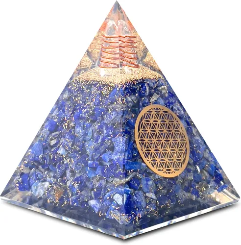 Vista 11 de Pirámide de orgón del Éxito – Pirámide de orgonita de 7 Chakras para sanación, meditación, alivio del estrés, energía positiva y equilibrio