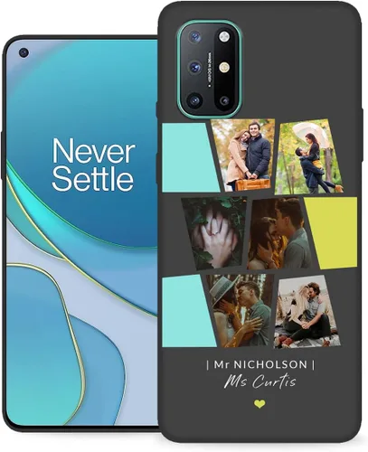 Vista 11 de Funda personalizada para OnePlus 8T con nombre de foto y texto, personalizado One Plus 8 T para teléfono móvil/smartphone/teléfono móvil/teléfono