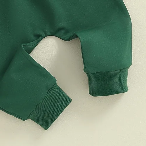 Vista 6 de Conjunto de sudadera de calabaza y pantalón para bebé y niño, de manga larga