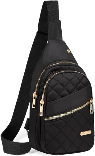 Vista 11 de EVANCARY - Mochila pequeña tipo bandolera para mujeres y hombres, mochila de pecho tipo bandolera para viajes, senderismo y actividades al aire libre