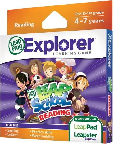 Vista 2 de LeapFrog Juego de aprendizaje de lectura LeapSchool (funciona con tabletas LeapPad, LeapsterGS y Leapster Explorer)