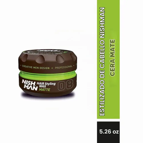 Vista 2 de nishman Serie de peluquería (08 Cera mate CLAY WAX, 5.1 fl oz)