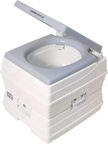 Vista 5 de Sanitation Equipment Visa bacinica, modelo 268, de 24 litros con indicadores de 2 niveles Blanco