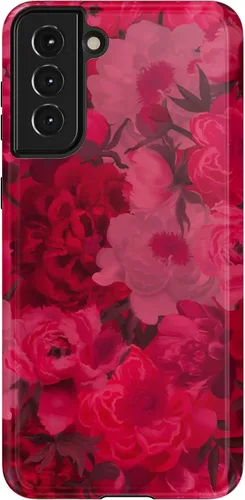 Vista 87 de Casely Funda para Galaxy S21 Here Comes The Sun Colorblock Sunset Diseño protector delgado esencial de doble capa Aquí viene el sol