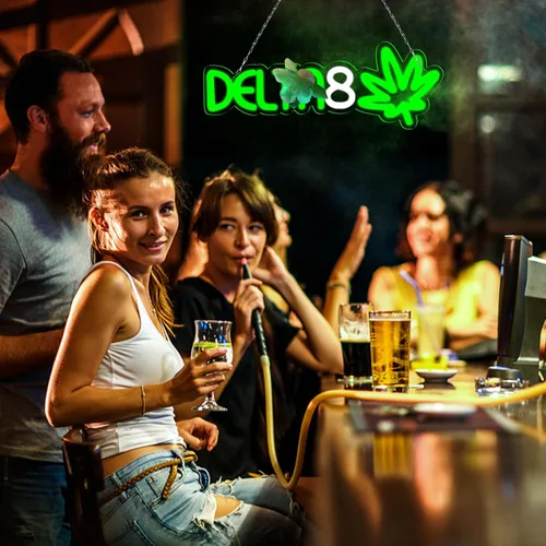 Vista 4 de Smoke Shop - Letrero de neón para publicidad de tienda de negocios, luz de cueva de hombre, decoración de bar o garaje, luz de vibraciones para pub