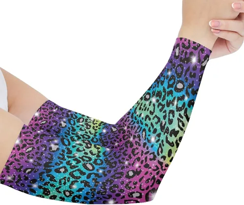 Vista 10 de CLOHOMIN Mangas para brazos, protección solar, mangas de compresión, cubierta de tatuaje para mujeres y hombres, manga deportiva atlética refrescante