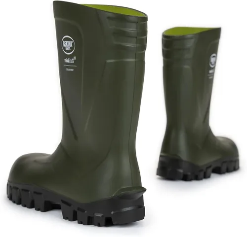 Vista 6 de Bekina MidliteX SolidGrip O4 Waterproof Wellington Boots for Men and Women - Lightweight Non Slip Insulated Work Boots with SRC Certified Traction