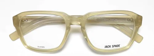 Vista 2 de Jack Spade Hurst - Gafas rectangulares para hombre, diseño retro, Verde, 54-19-145