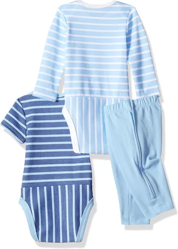 Vista 2 de Hanes Ultimate Baby Zippin Pants con conjunto de body de manga corta y larga