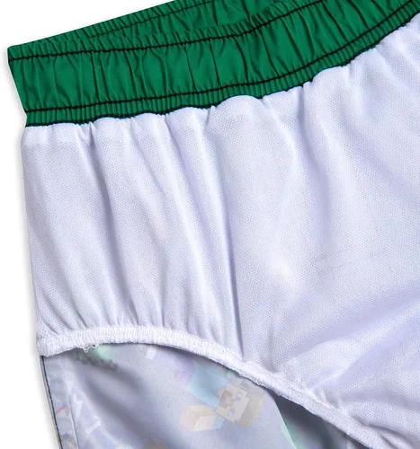 Vista 7 de Minecraft Steve Creeper Alex - Traje de baño de esqueleto para niños pequeños a grandes