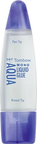 Vista 2 de Tombow PT-WTC-10P - Pegamento líquido extra fuerte con dos puntas, paquete de 10