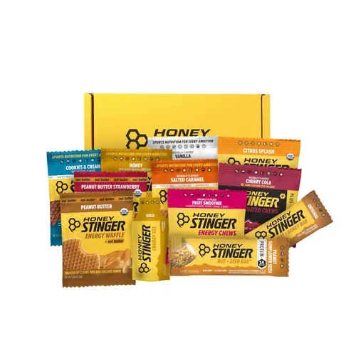 Vista 26 de Honey Stinger Gofle de arce de mantequilla de almendra orgánica, estroopwafel energético para ejercicio, resistencia y rendimiento, nutrición