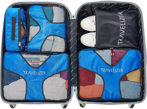 Vista 9 de Travelizer - Juego de 5 cubos de equipaje de viaje para bolsa y maleta