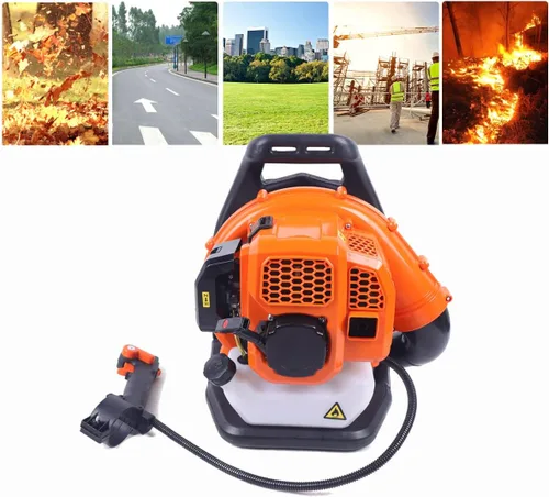 Vista 2 de EB808 - Soplador de hojas de gas - Soplador de hojas de gas de 54 CC de dos tiempos - Soplador de hojas de 1.25 Kw a gas - para cuidado del césped