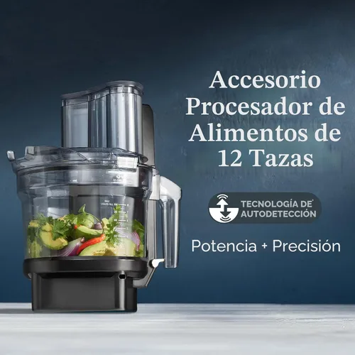 Vista 3 de Accesorio para procesador de alimentos de 12 tazas Vitamix con AUTO-DETECCIÓN, libre de BPA, con cuchilla de uso múltiple y dos discos reversibles