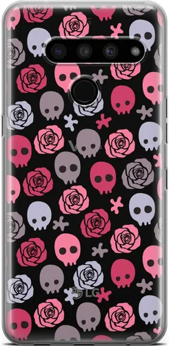 Vista 9 de Mertak Clear Phone Case Compatible with LG Stylo 6 5 4 K61 K51S K41S K30 K20 Q70 Q60 Design Abstract Lightweight TPU Cover Slim Flexible Girls