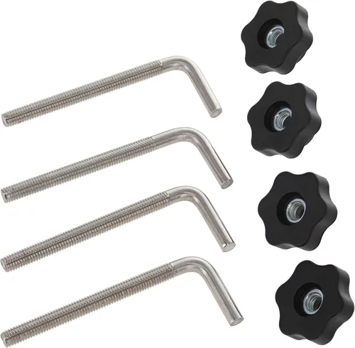 Vista 3 de Deadwood Crafted Tools Juego de abrazaderas de ángulo recto de 90 grados, abrazaderas de esquina cuadradas de 6.3 x 6.3 pulgadas para carpintería
