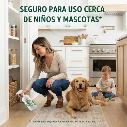 Vista 4 de Spray de control de roedores de aceite de menta, control natural en interiores y exteriores para ratones y ratas, fórmula extrafuerte a base